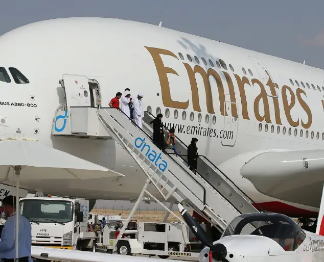Emirates airline in Dubai