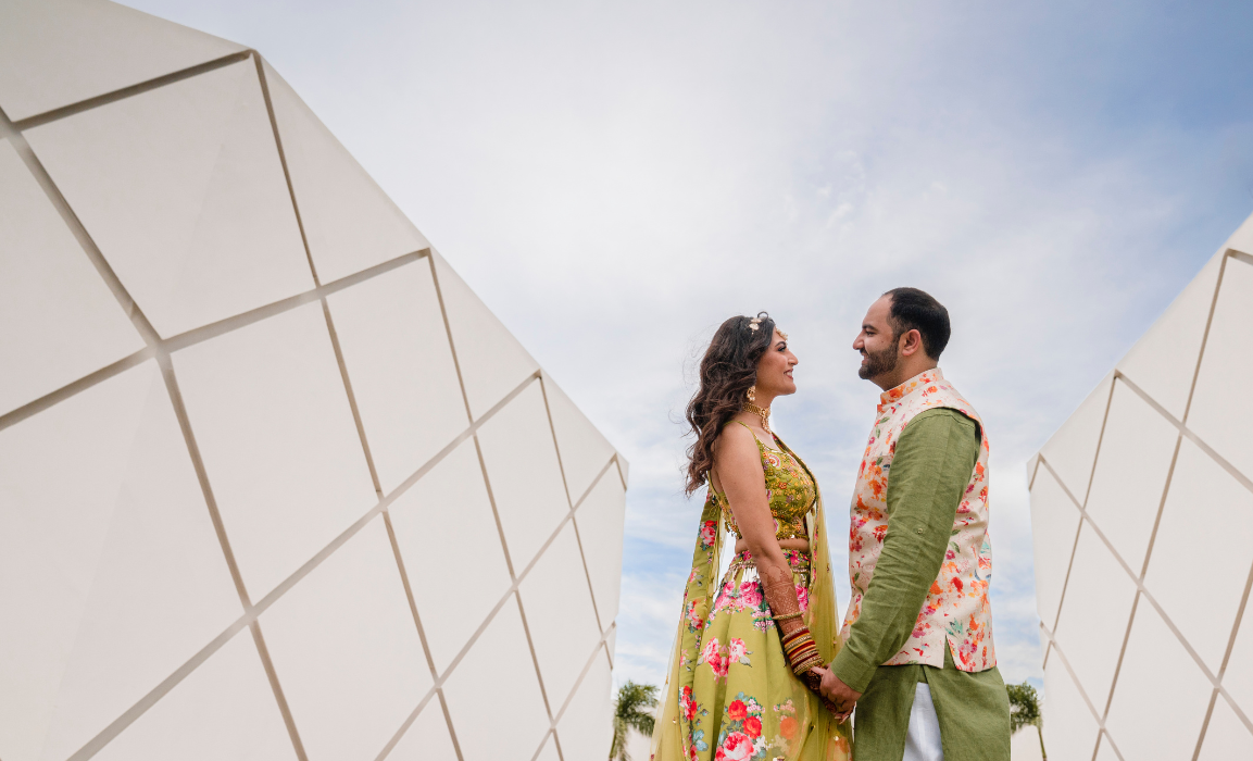 Mit & Priya at Planet Hollywood Cancun